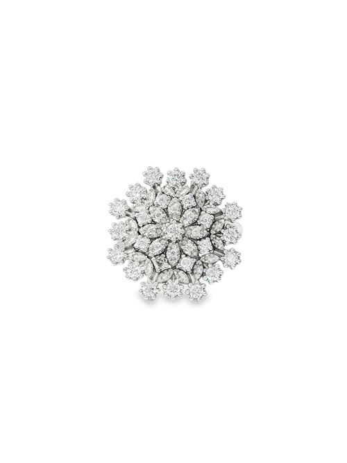 Flake crystal ring GOCCIAZZURRA JEWELS | ANFLAKERODIOBIANCO